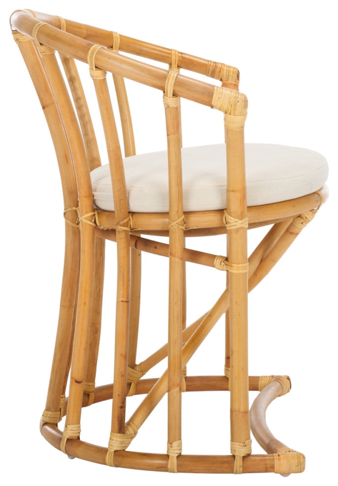 Safavieh Bates Accent Chair, White/Natural