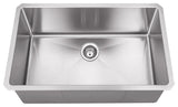 Hardware Resources HMS190 30" Undermount Single Basin Stainless - Stainless