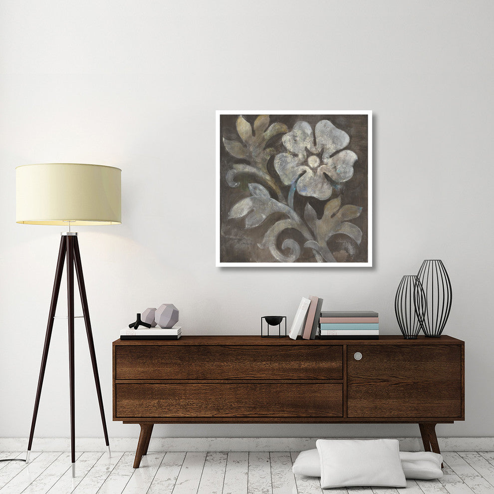 "Fresco Floral I" Digital Paper Print by Albena Hristova, 38"x38"