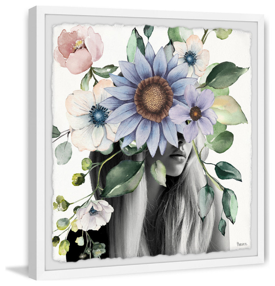 "Magnificent Bloom" Framed Painting Print, 18"x18"