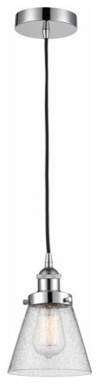 Innovations 616-1PH-PC-G64 1-Light Mini Pendant, Polished Chrome