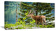 "Deer Stag Near the Lake" Canvas Print, 1 Panel