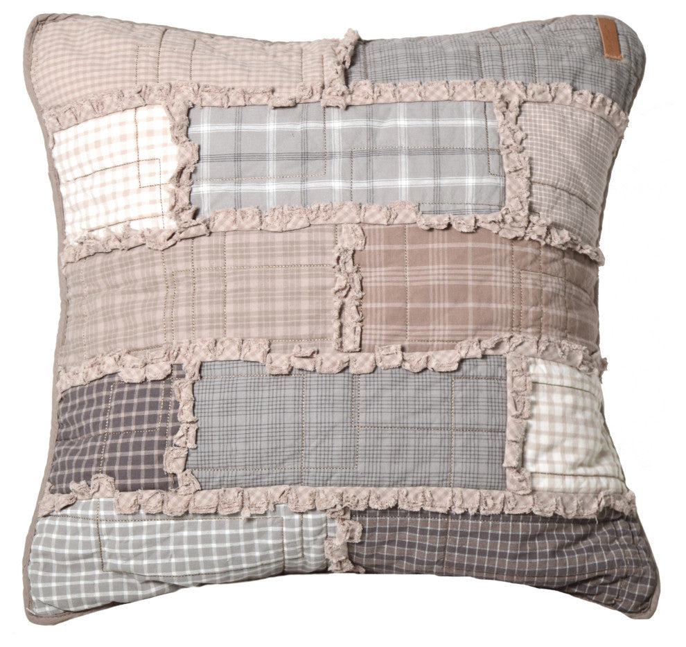 Smoky Cobblestone Decorative Pillow