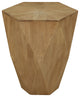 Diamante Oak Veneer End Table, Oak
