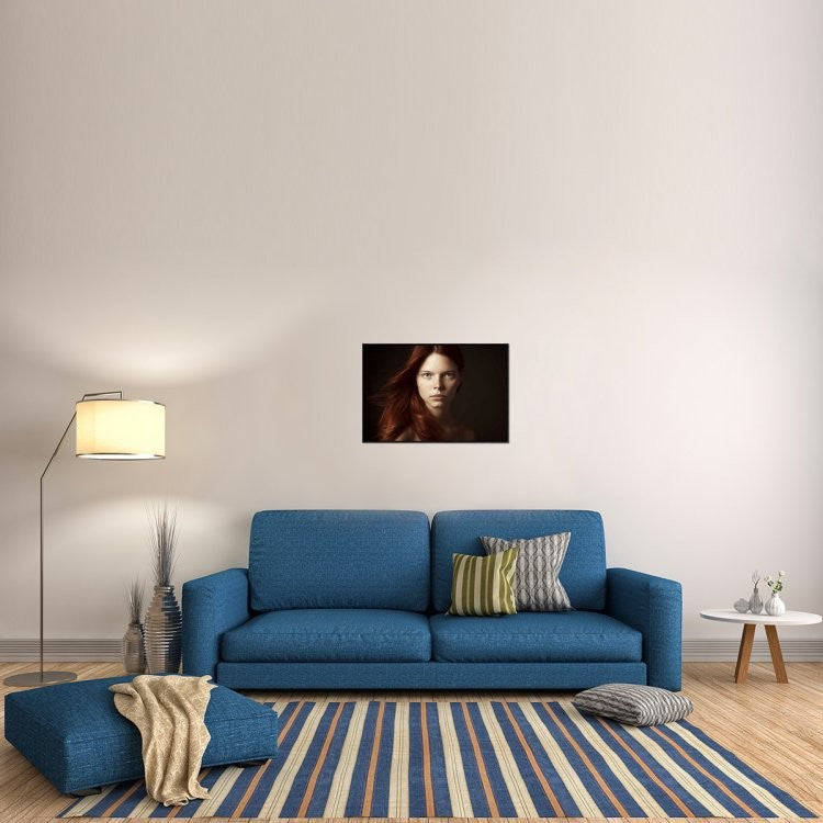 "Untitled" Framed Canvas Giclee by Danil Rudoy, 31x21"