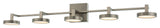 Contemporary Vanity by Kalco, Satin Nickel, 5"
