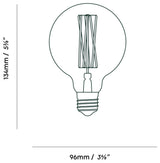 Elva Iron Tinted Bulbs, Set of 10