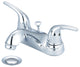 Accent Two Handle Bathroom Faucet, Polished Chrome