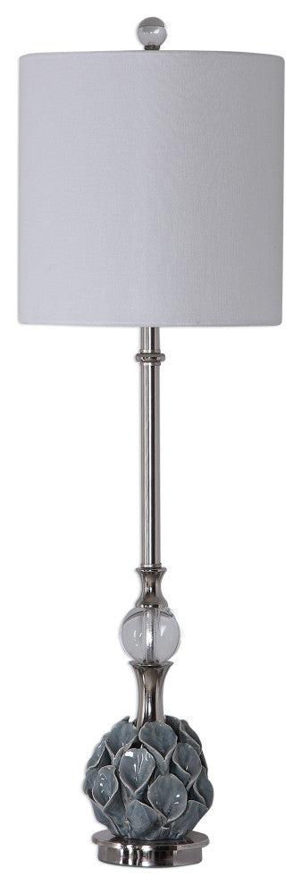 Uttermost - 29674-1 - One Light Buffet Lamp - Elody - Polished Nickel