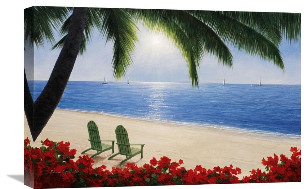 "By The Sea" Stretched Canvas Giclee by Diane Romanello, 24"x16"