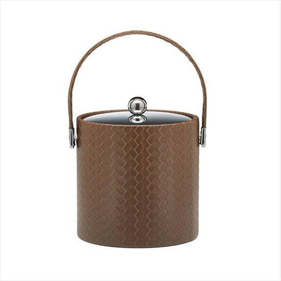 Kraftware San Remo Pinecone Ice Bucket With Stitched Handle