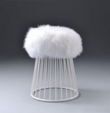 Fairy Look Ottoman, White
