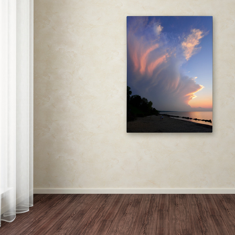 'Developing Sunset Storm' Canvas Art by Kurt Shaffer