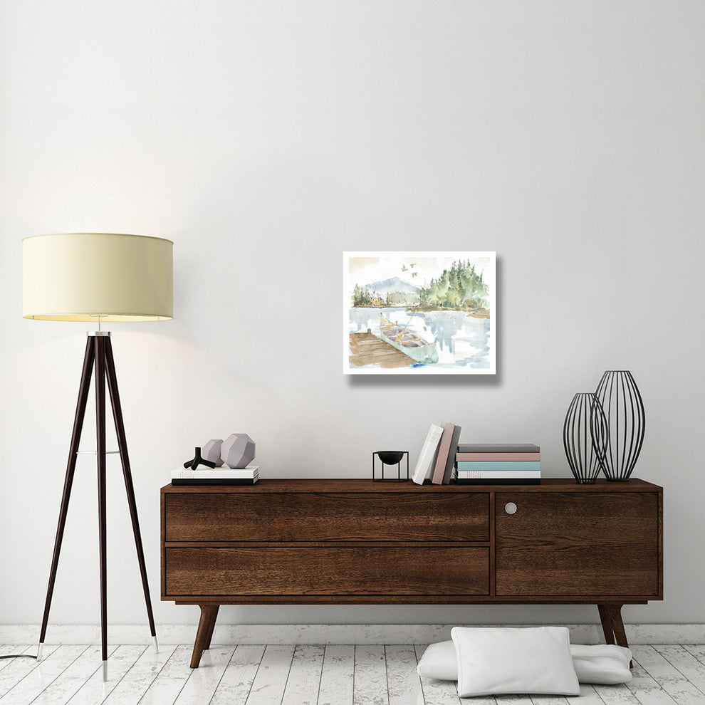"Lakehouse I" Digital Paper Print by Anne Tavoletti, 26"x22"