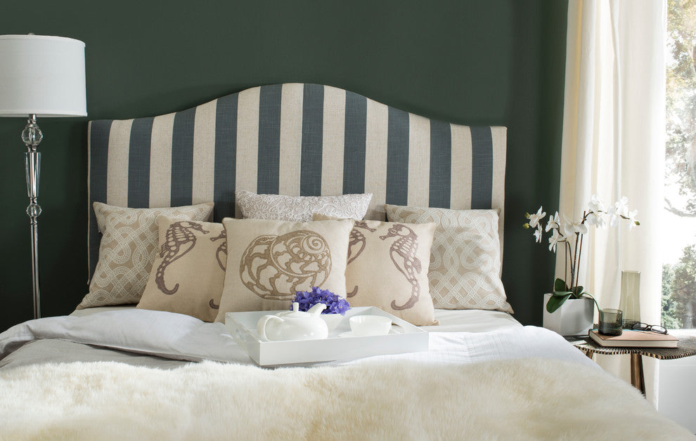 Safavieh Connie Headboard, Gray and White II, Queen