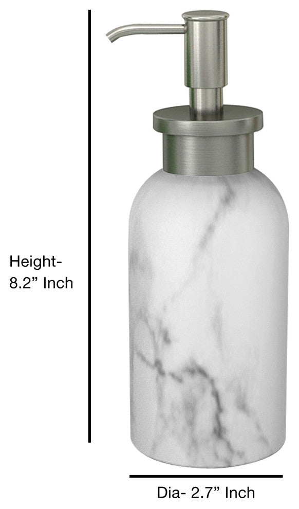 nu steel Misty Silver Collection Lotion Dispenser