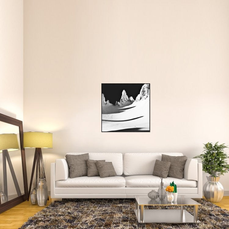 "Small And Big" Framed Canvas Giclee by Asmund Keilen, 37x37"