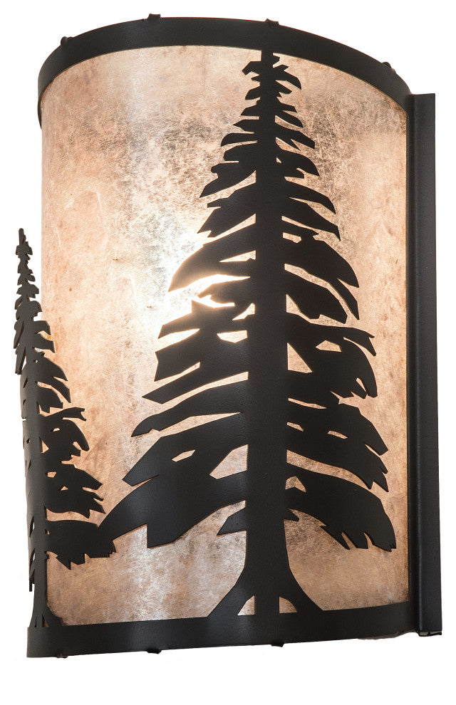 8 Wide Tall Pines Wall Sconce