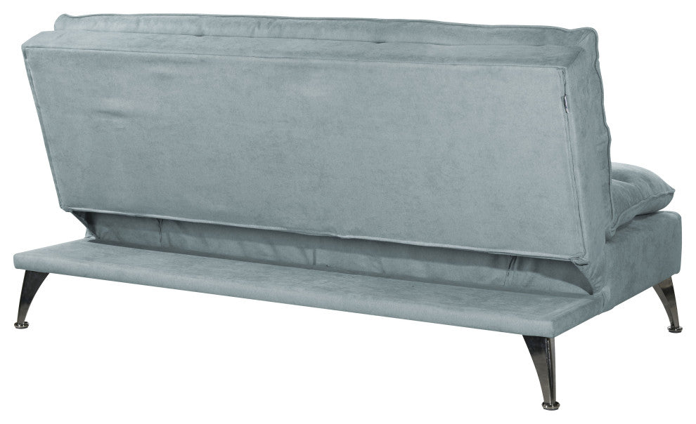 Sealy Santa Cruz Futon Sofa Convertible, Teal