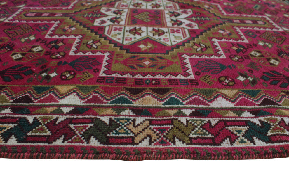 Fine Vintage Distressed Osei Pink Rug