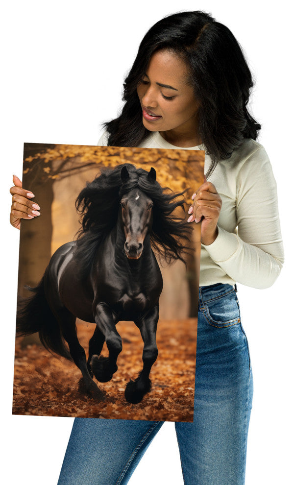 A Brush with Freedom Rustic Photorealism Digital Artwork Loose Art Print, 12" X 18"