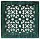 Large Chinese Oriental Green Glaze Square Ru Yi Clay Tile