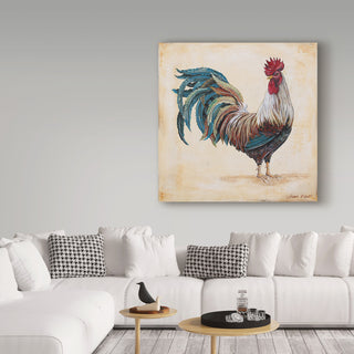 Jean Plout 'Rooster 4' Canvas Art