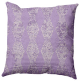 Pyramid Stripe Indoor/Outdoor Throw Pillow, Purple, 16x16"