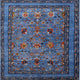 Ahgly Company Indoor Square Mid-Century Modern Area Rugs, 4' Square