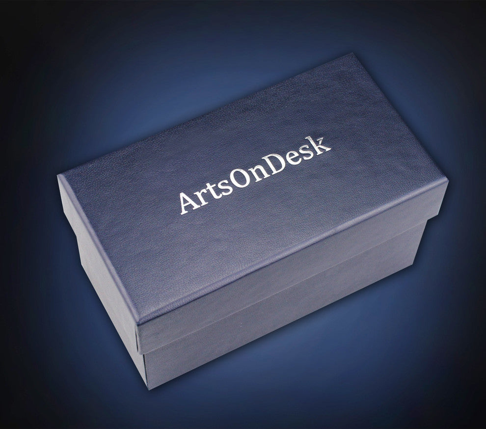Business Card Holder, Steel, Black.