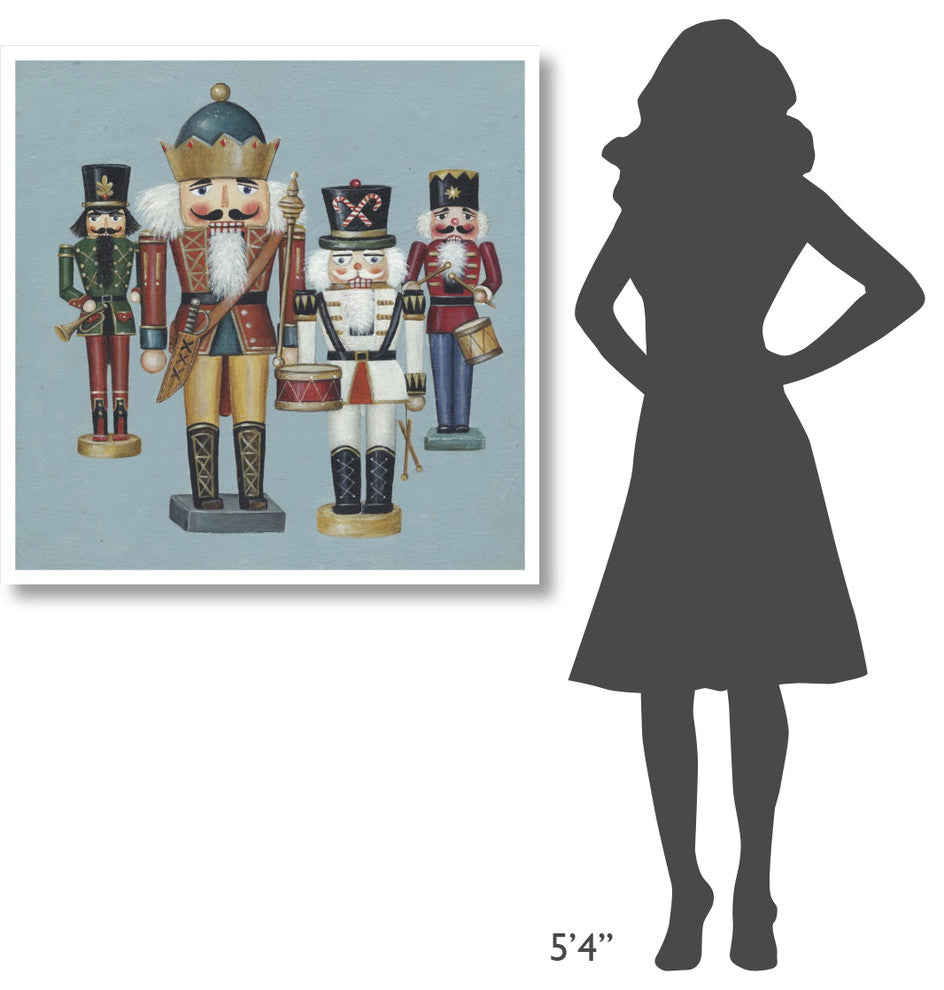 "King Nutcrakcers" Digital Paper Print by David Carter Brown, 38"x38"