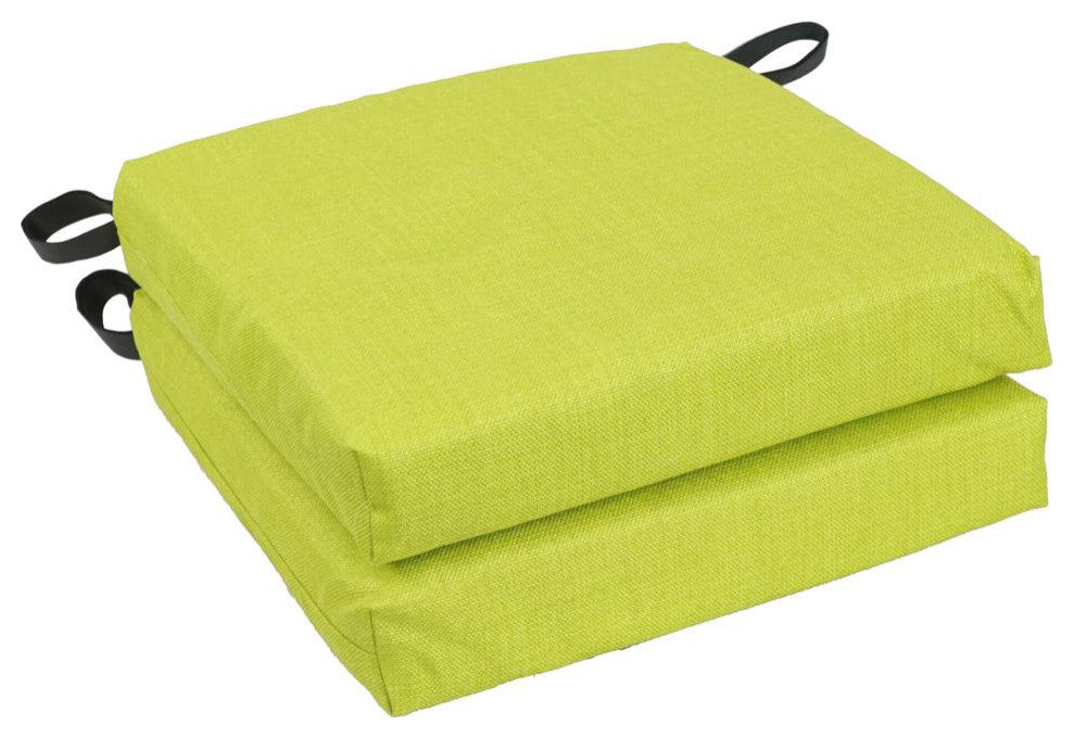 Blazing Needles 16-inch Outdoor Cushion, Lime