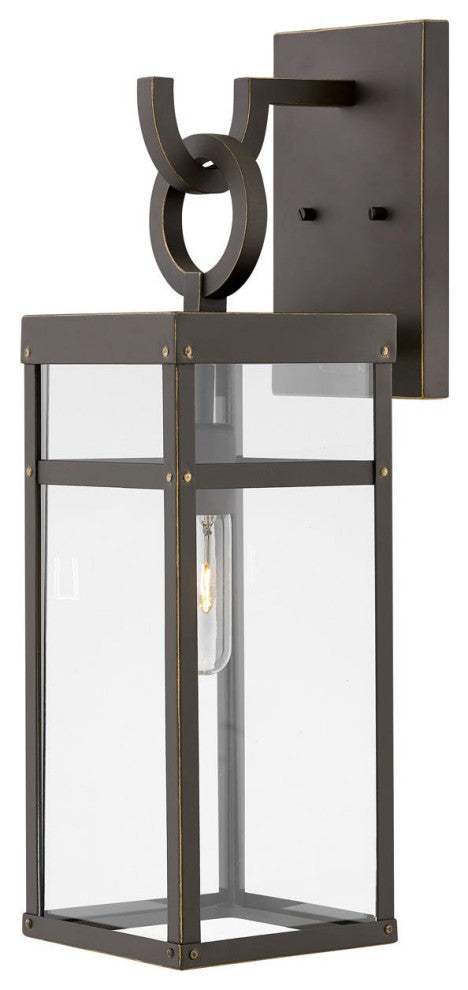 Porter Outdoor Medium Wall Mount, Oil Rubbed Bronze