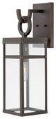 Porter Outdoor Medium Wall Mount, Oil Rubbed Bronze