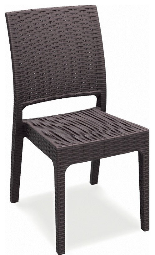 Compamia Orlando 7-Piece Rectangle Dining Set, Brown