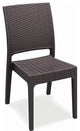 Compamia Orlando 7-Piece Rectangle Dining Set, Brown