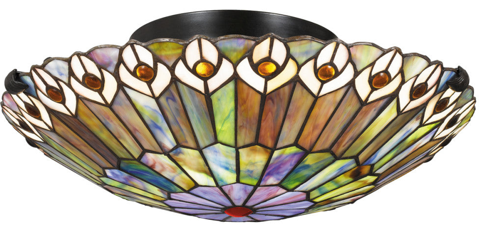 Watkins 2-Light Flush Mount, Vintage Bronze