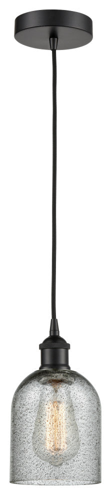Innovations 616-1P-BK-G257-LED 1-Light Mini Pendant, Matte Black