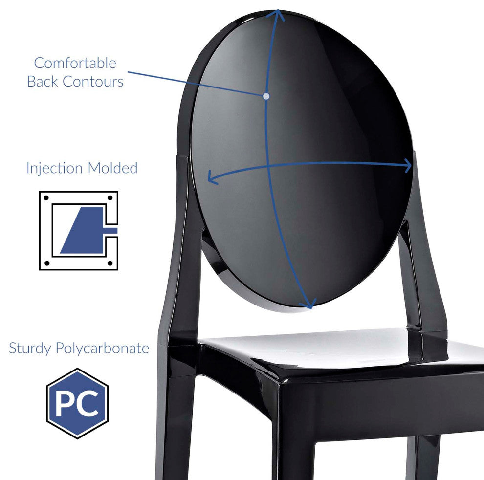 Casper Dining Side Chair, Black