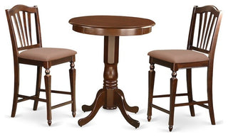 3-Piece Pub Table Set, Pub Table And 2 Kitchen Dining Chairs