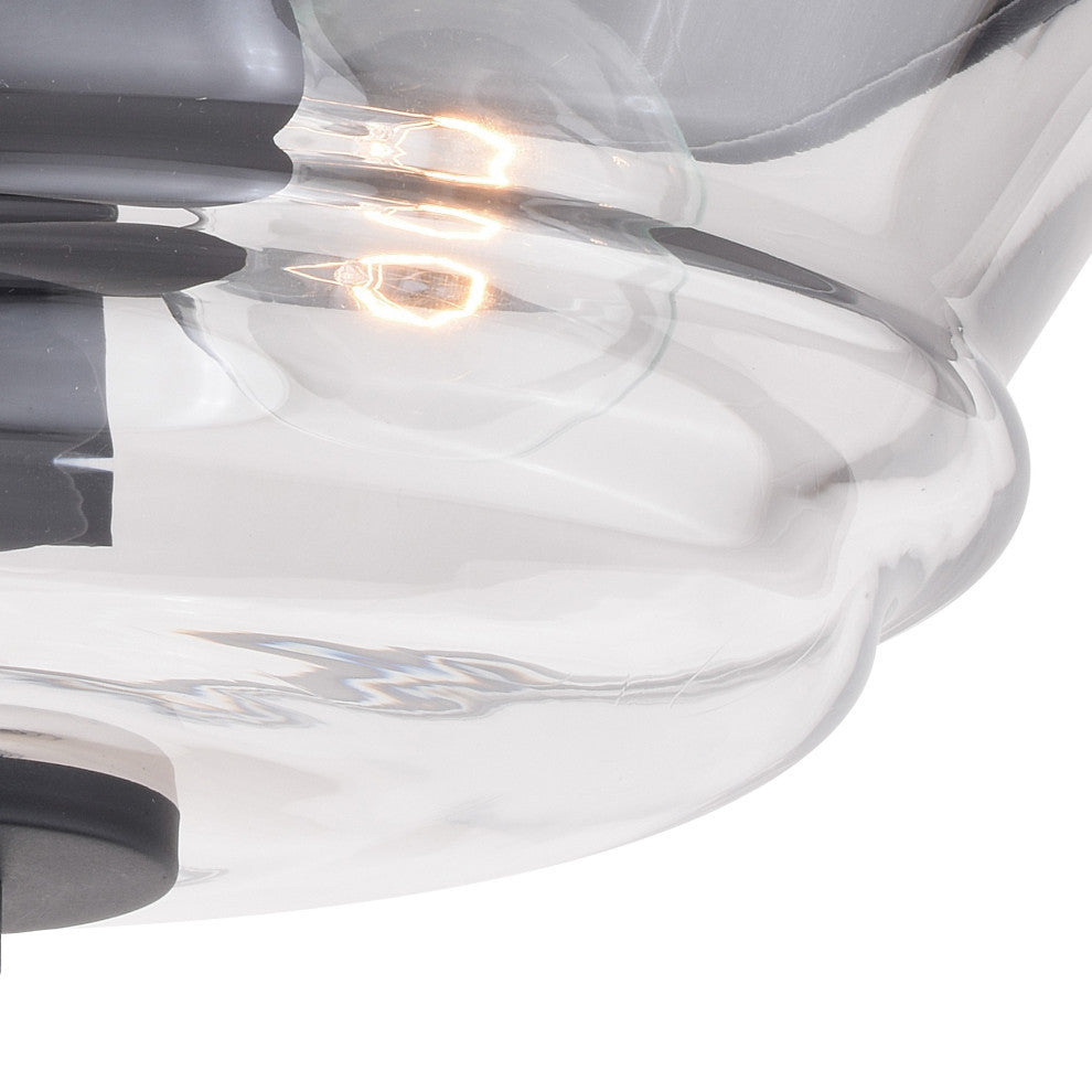 Toledo 13" Flush Mount Matte Black