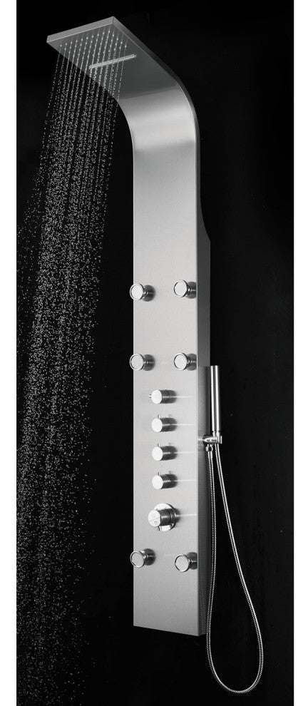Blue Ocean 62"? Stainless Steel SPS88991 Thermostatic Shower Panel