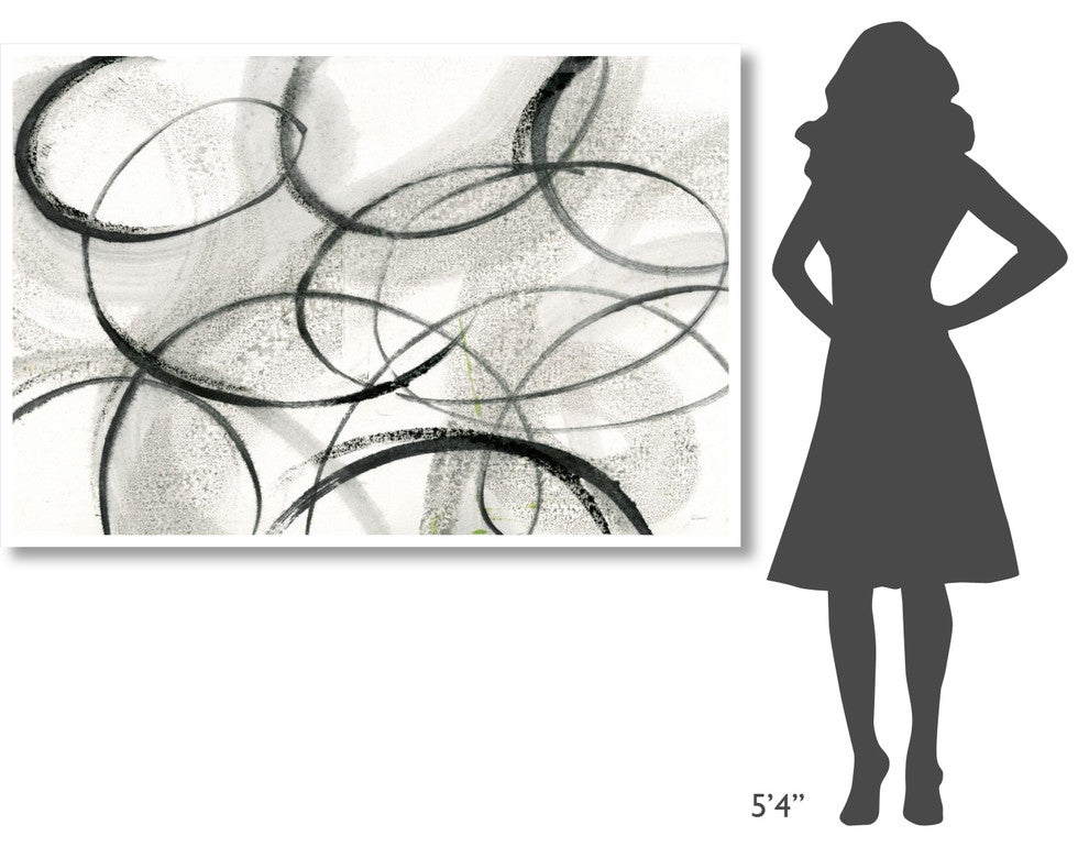"Imprints" Digital Paper Print by Sue Schlabach, 62"x42"