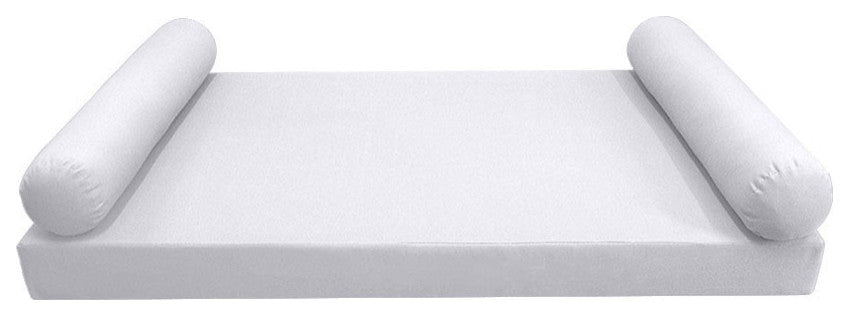 Style5 Twin Knife Edge Outdoor Mattress Bolster Slip Cover COMPLETE SET AD105