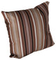 Outdoor Pillow, Maroon Stripe, 15 Inch