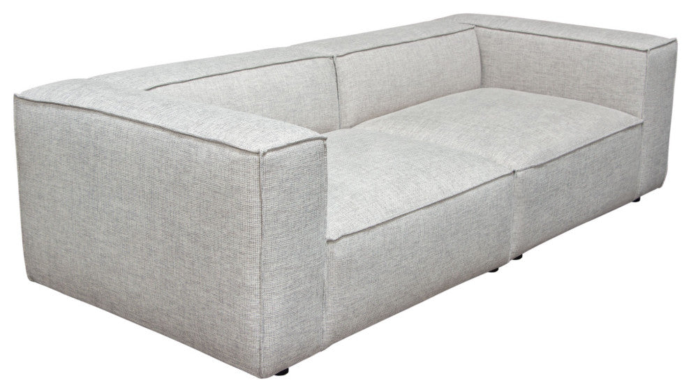 Vice 2PC Modular Sofa in Barley Fabric