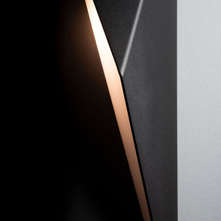 Carbon Outdoor Sconce, 24.9", Coastal Black, Right Orientation