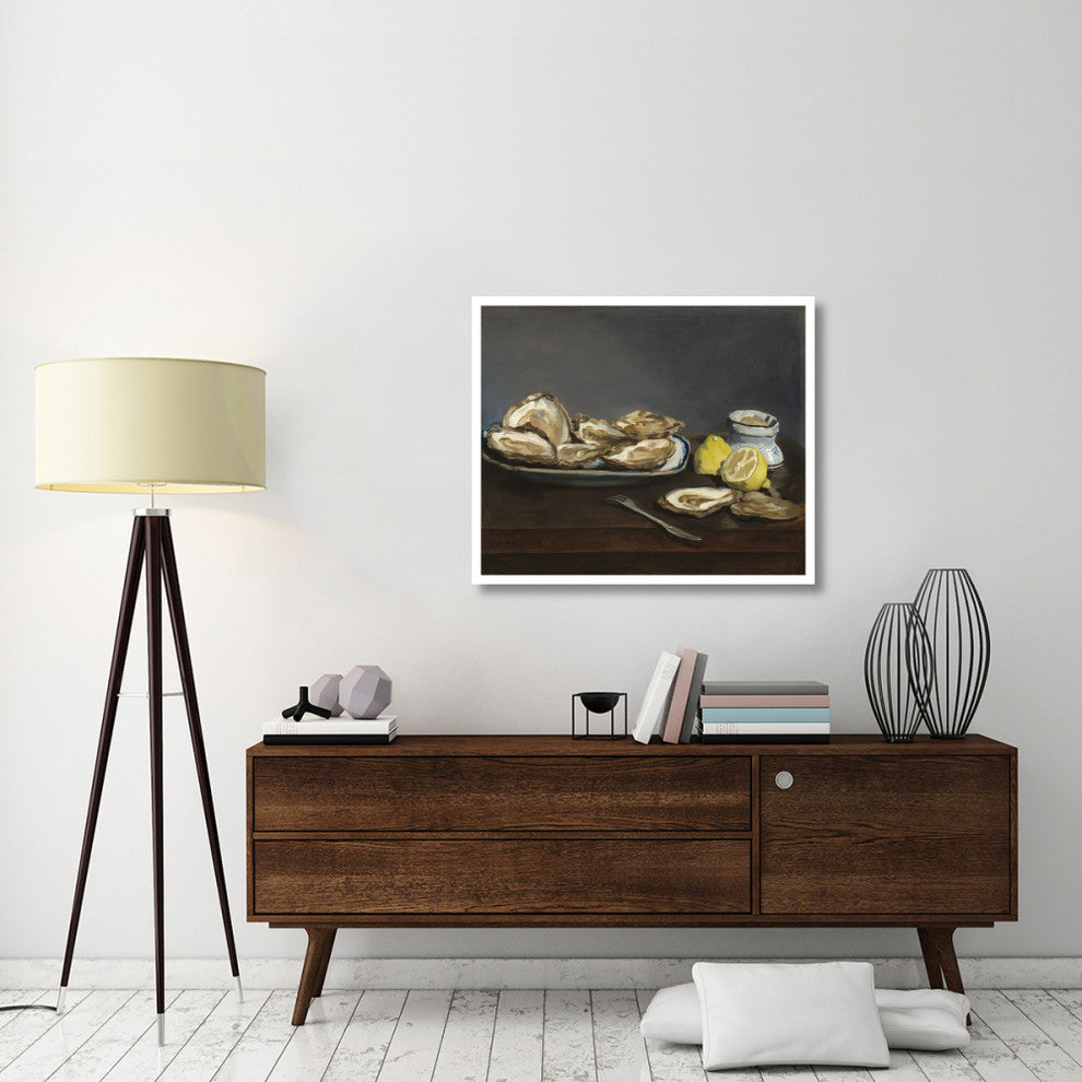"Oysters" Digital Paper Print by Edouard Manet, 38"x32"