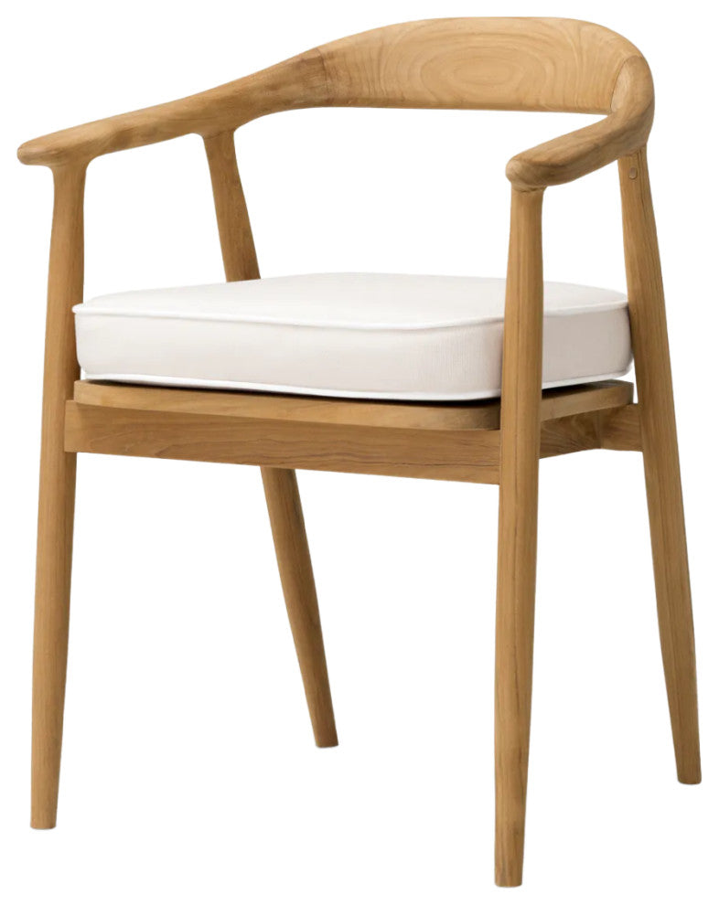 Natural Teak Outdoor Dining Chair, Eichholtz Beale