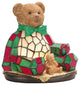 Dale Tiffany Handmade Christmas Noel Bear Accent Lamp